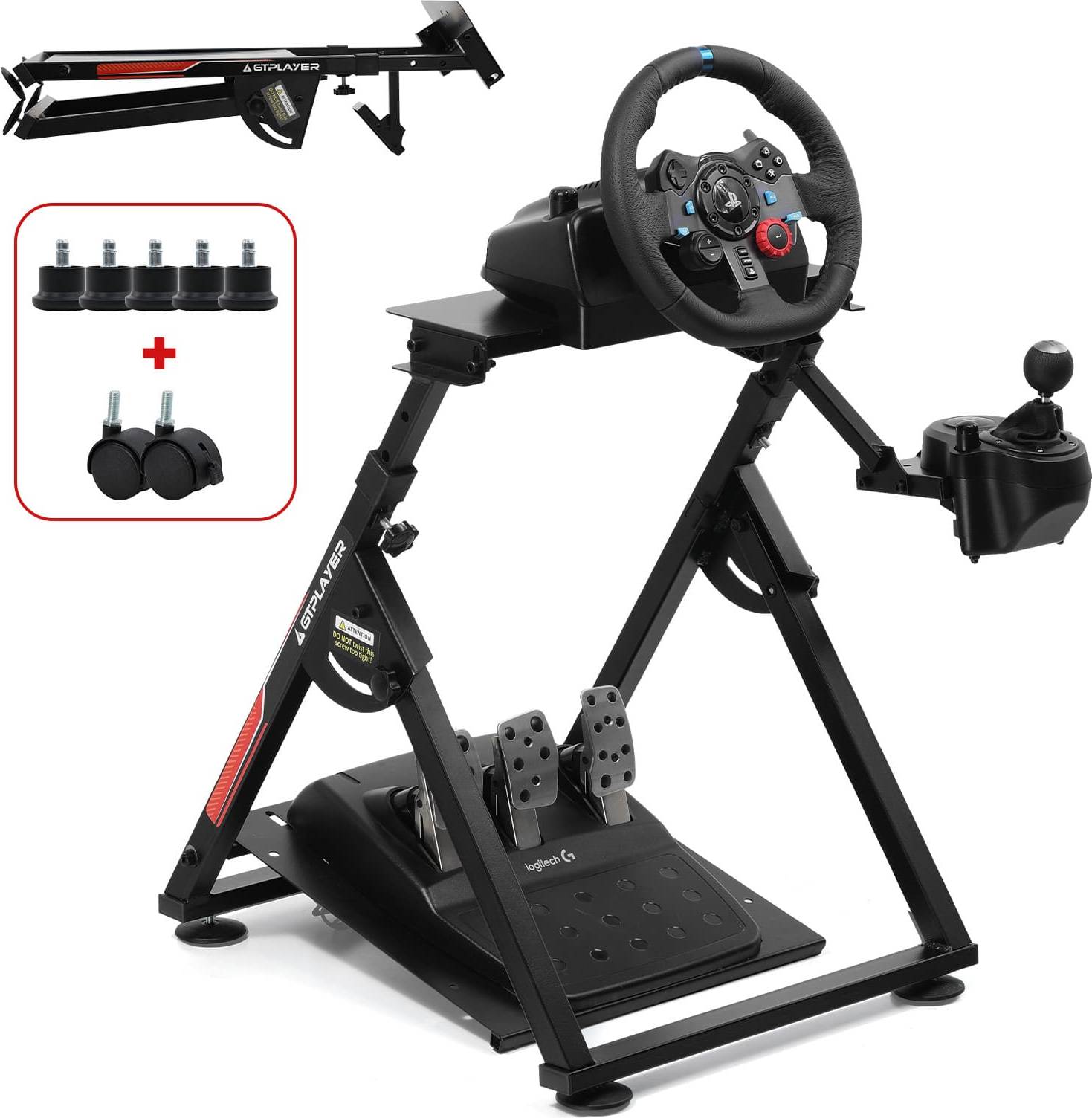 Sim racing GTPLAYER Sim Racing Wheel Stand Black