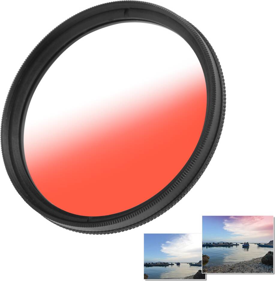 58mm Gradient Filter Multilayer Coating for DSLR Cameras
