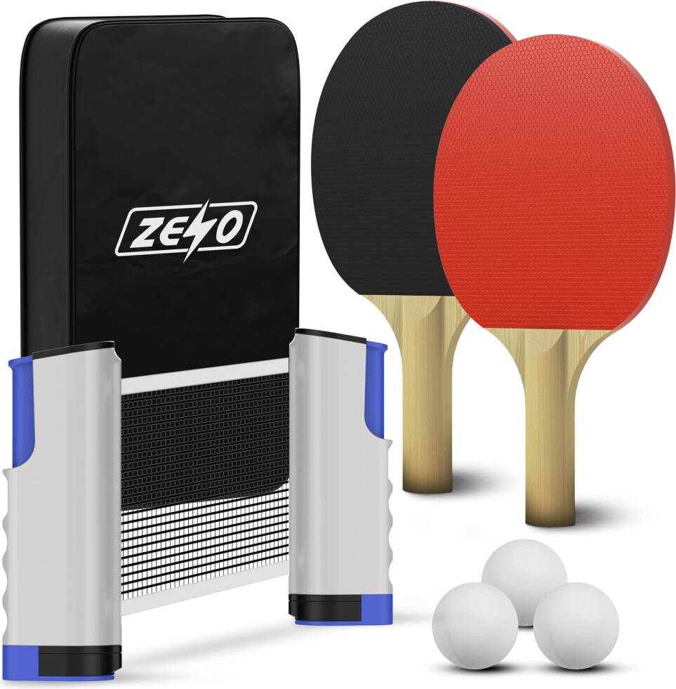 Zeno Portable Table Tennis Set with Retractable Kit