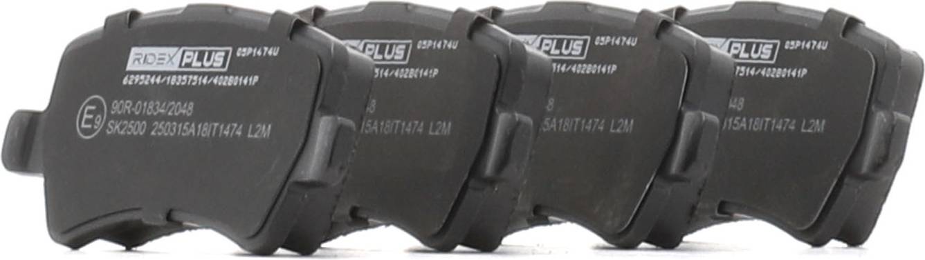 Ridex Brake Pad Set Rear Axle