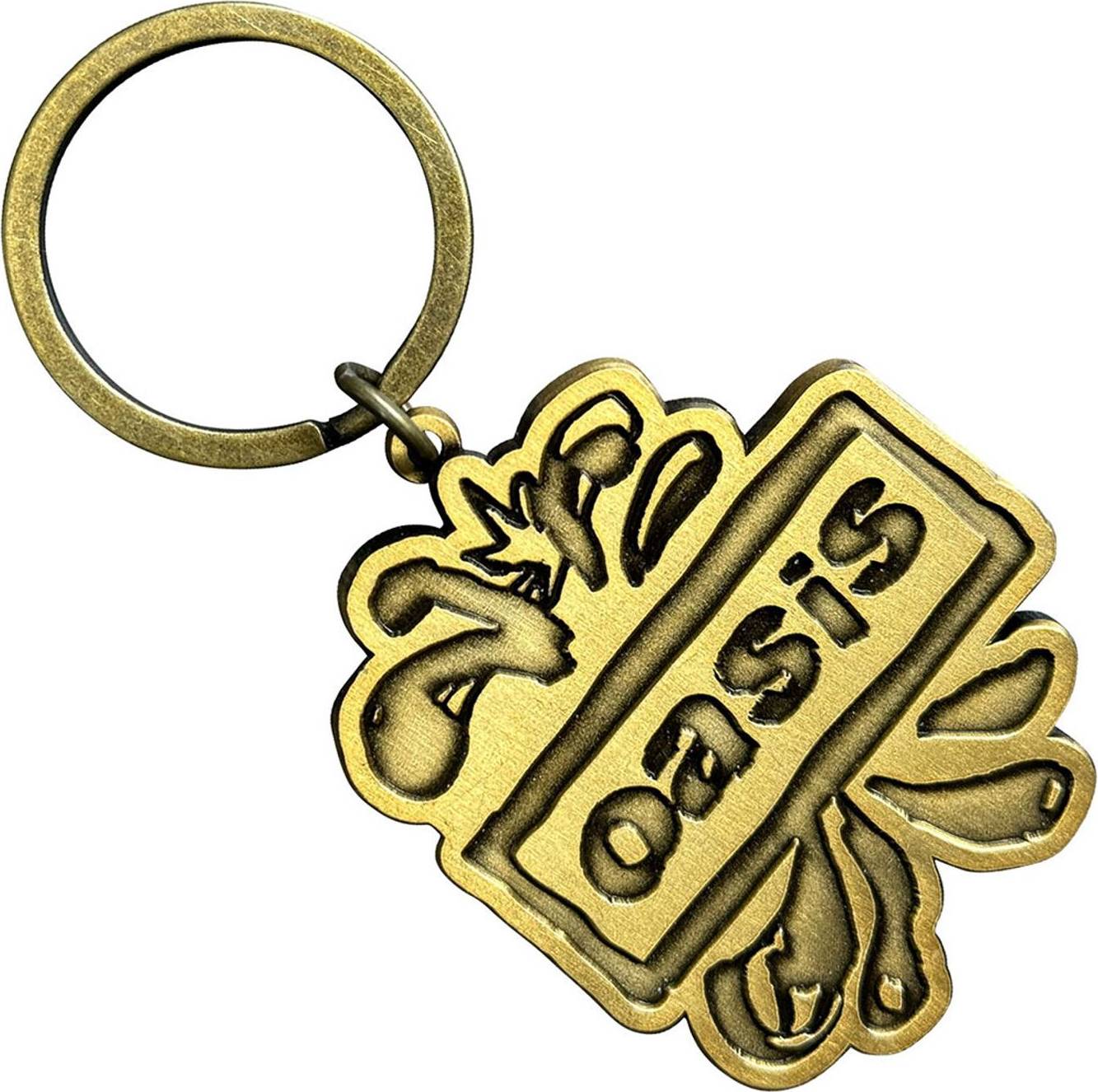 Oasis Gold Logo Keyring