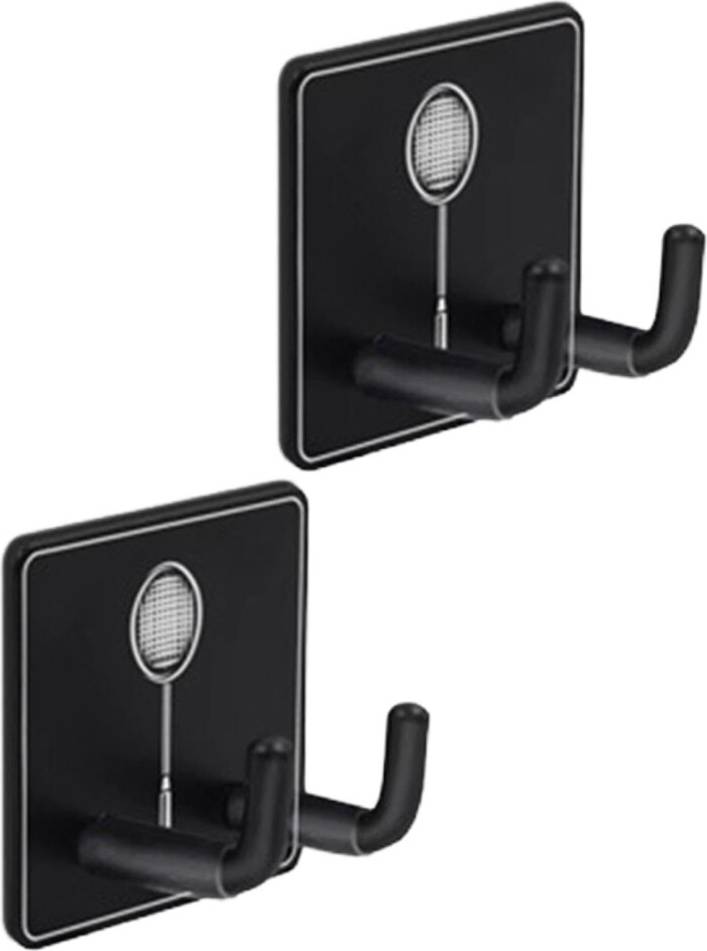2Pcs Wall Mounted Racket Rack