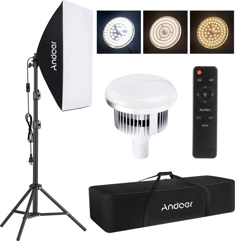 Studio LED Light Kit 3000K-6000K