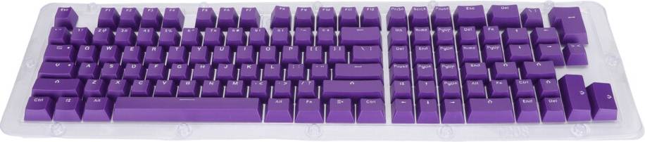 117-Key Keyboard Keycap Set - Purple