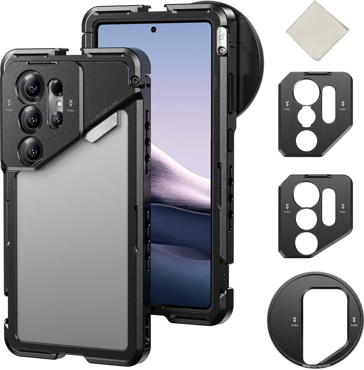 Phone stabilizer S25 Ultra Phone Cage Mobile Video Rig Stabilizer
