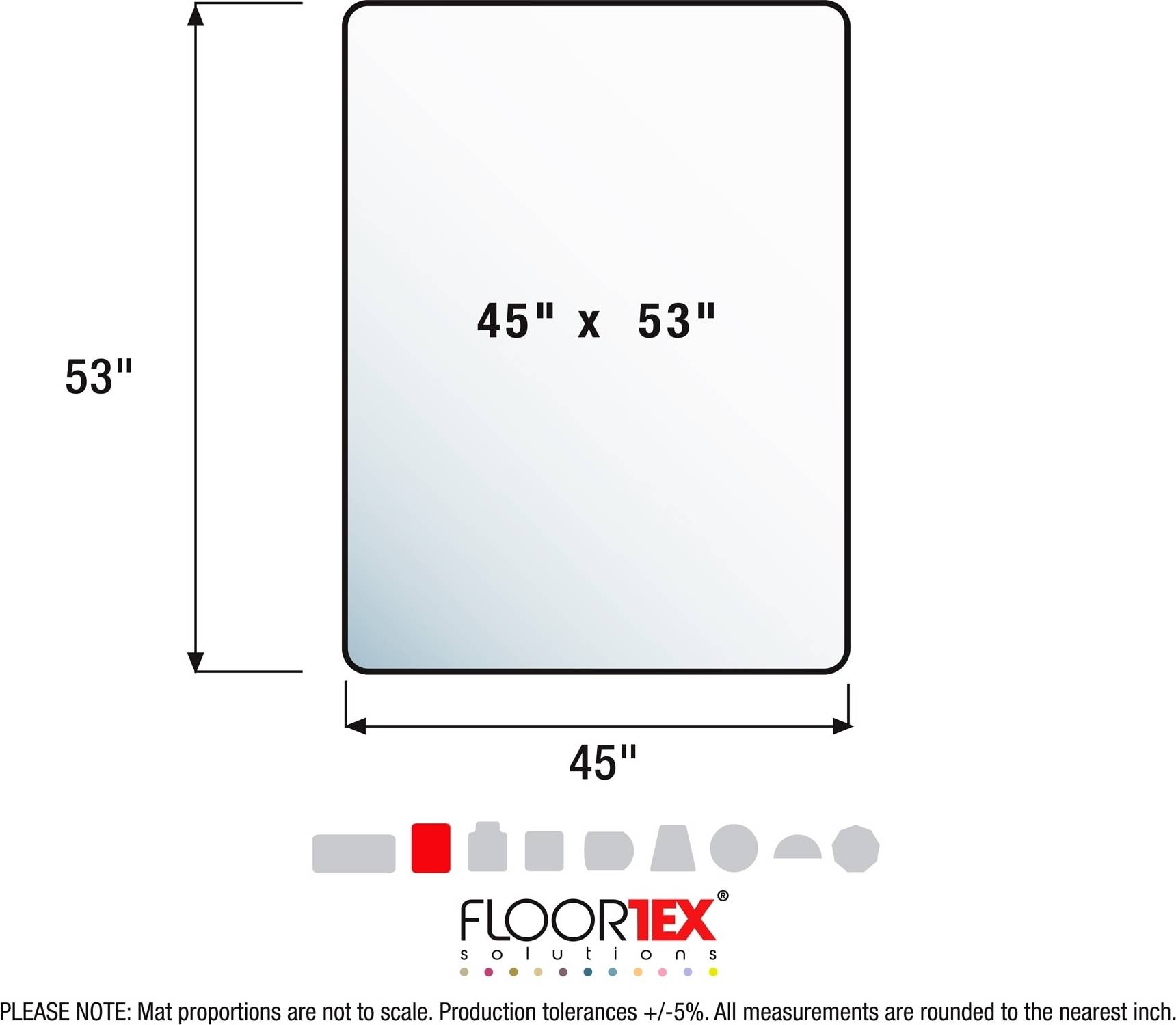 Vinyl storage Floortex Vinyl Rectangular Chair Mat for Carpets
