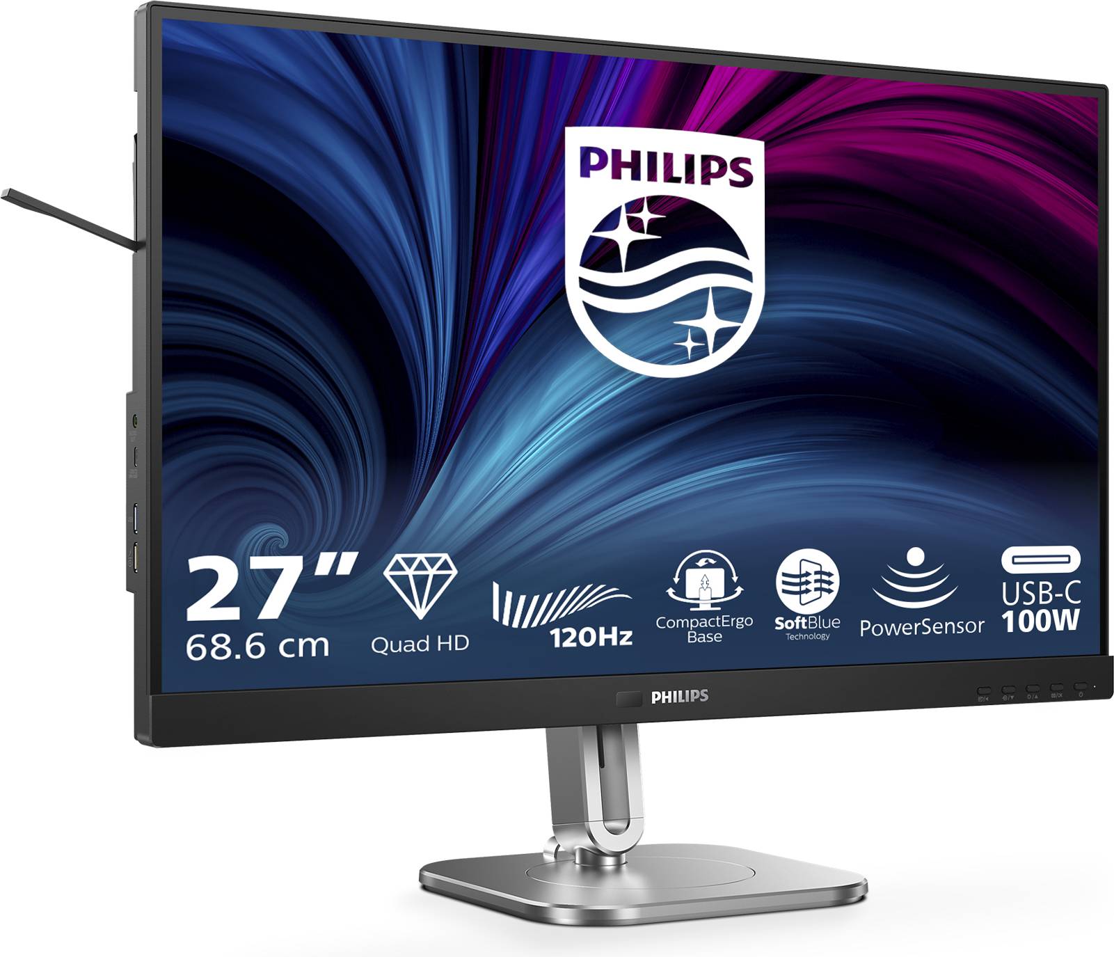 Philips 27B2U4601 Computer Monitor 27 Inch Qhd