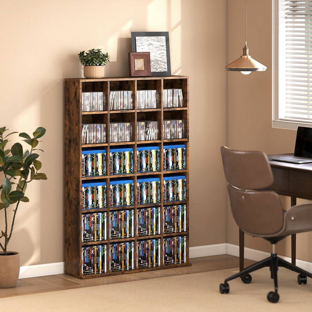 DVD CD Media Storage Rack