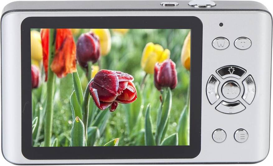 Silver Compact 4K 64MP Camera