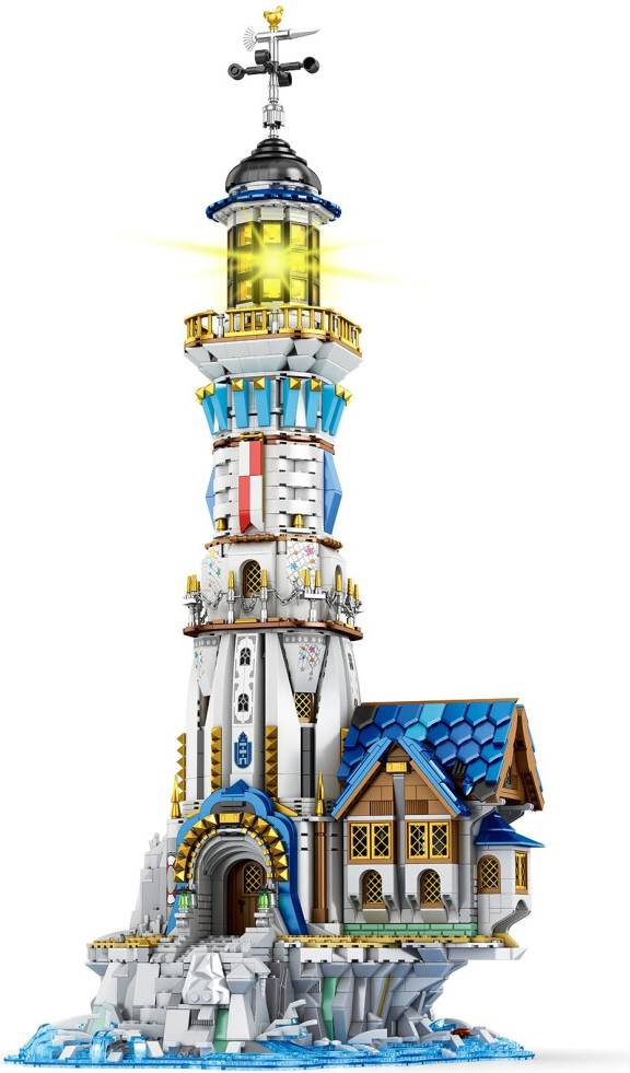 Lego architecture architecture Reobrix Medieval Lighthouse Building Kit
