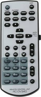 Ubay Rc-DV340 Remote Control For Kenwood Audio System