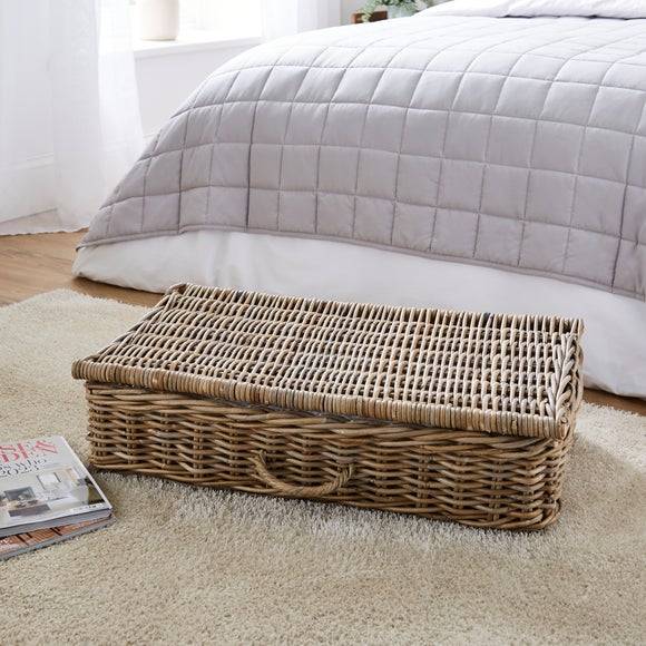 Churchgate Rattan Underbed Storage Trunk Chest