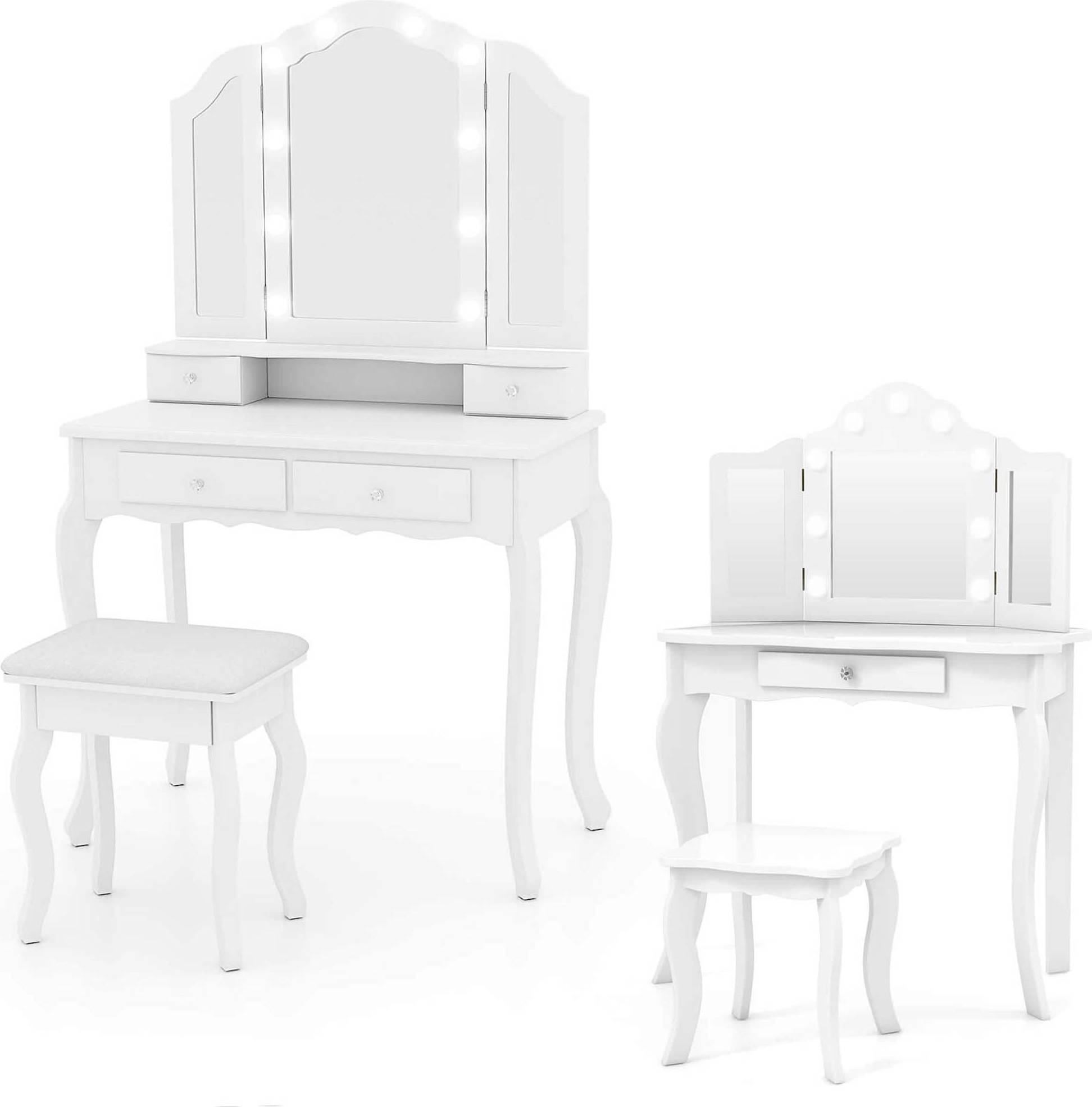 Makeup vanity set 2 PCS Makeup Kids Vanity Set