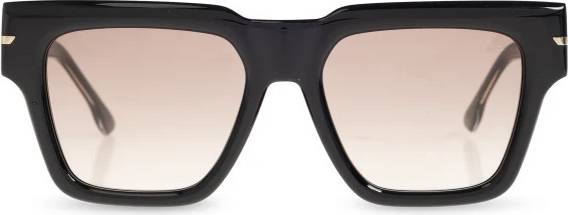 Victoria Beckham Oversized Rektangulære Solbriller Uld - Sort