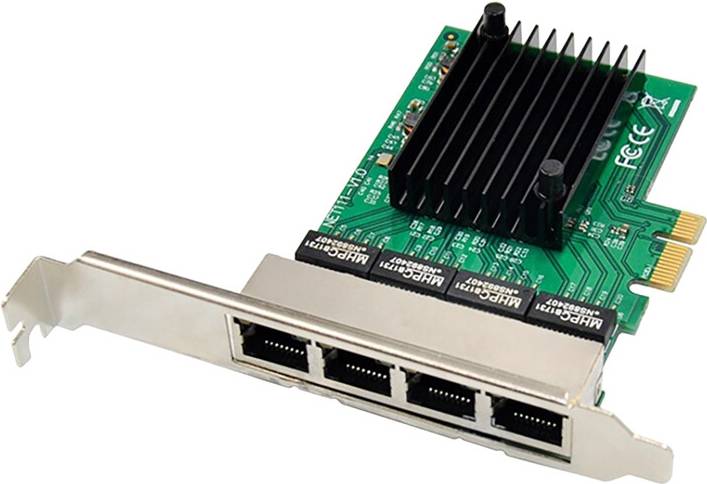 Tauoh PCIE Network Card 4 Port Soft Router