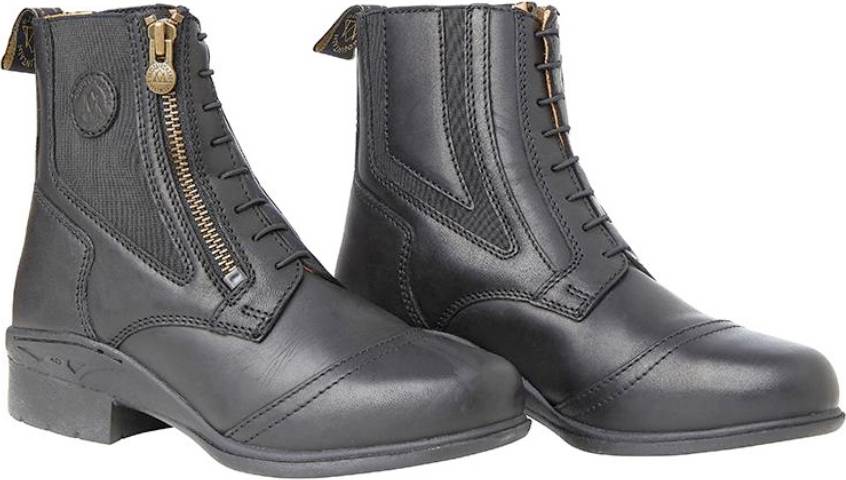 Valkyria Side Zip Paddock Ridskor - Svart
