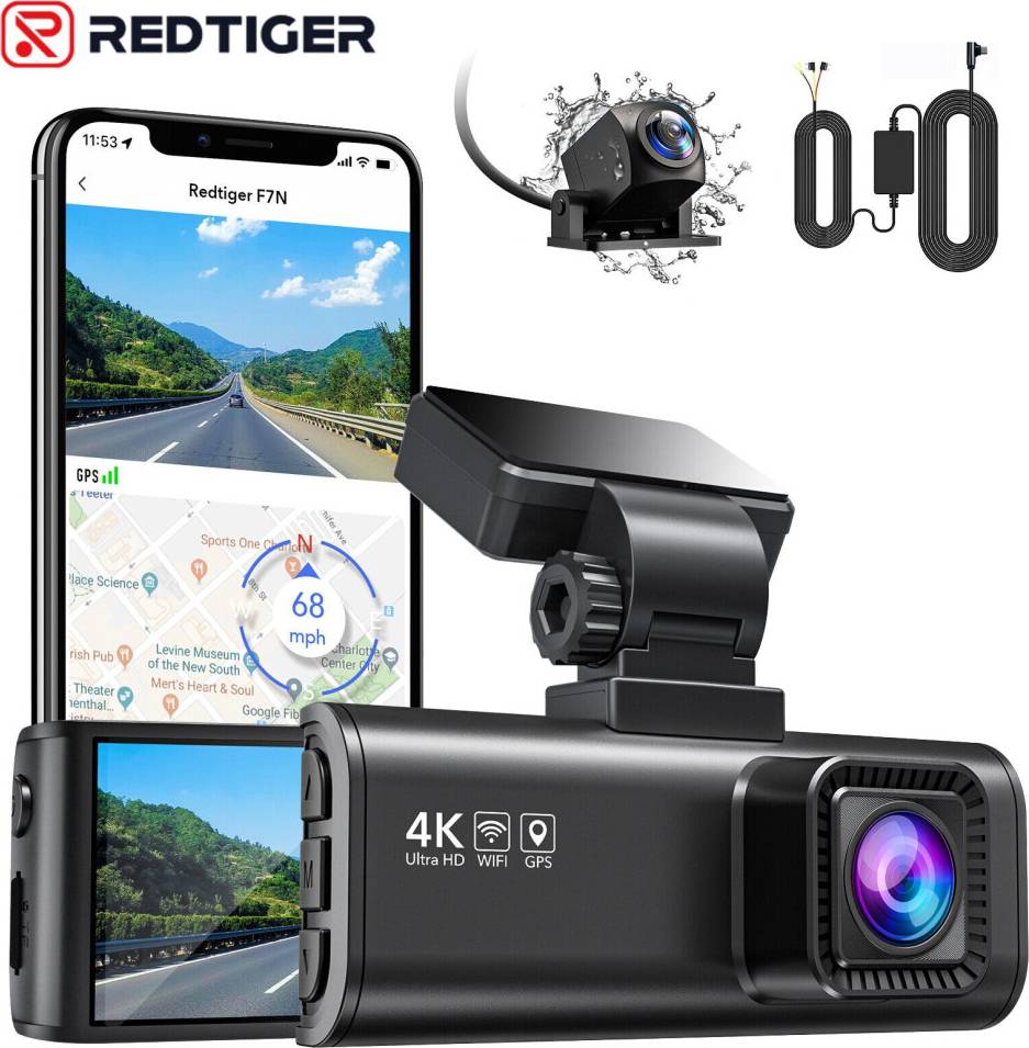 4K Dash Cam Front Rear Dual Kit
