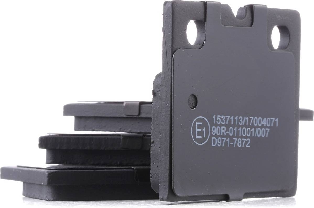 Ridex Brake Pad Set Rear Axle