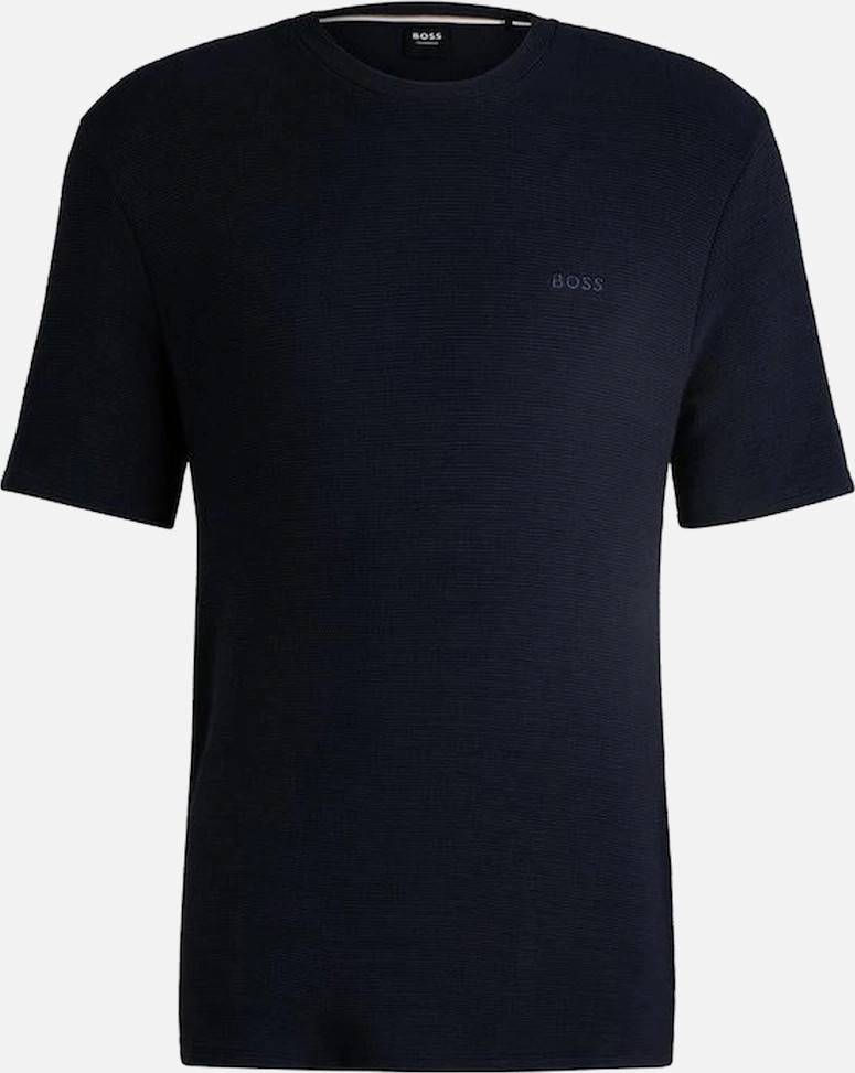 HUGO BOSS Ribbed T-Shirt - Blå