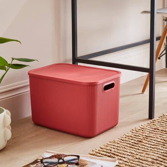 Dunelm Ribbed Storage Box
