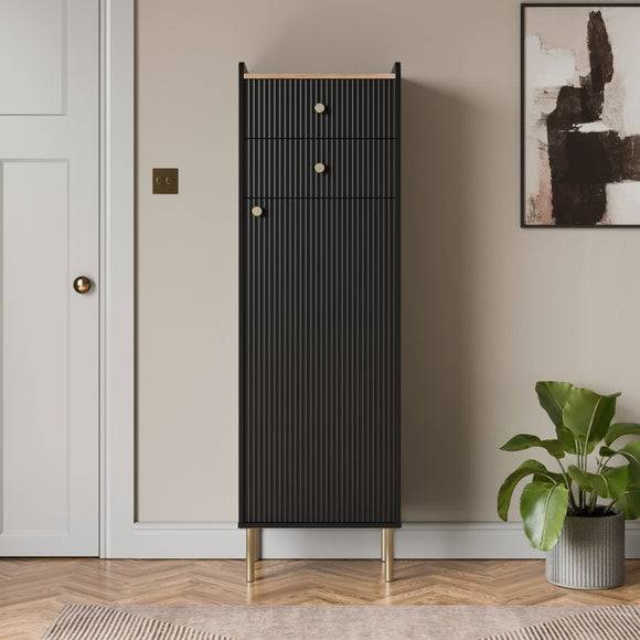 Dunelm Georgi Tall Storage Unit Shoe Rack