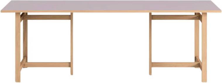 Moebe Rectangular 220x90 Soft Lilac Dining Table