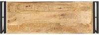 Berkfield Home Dense Rough Mango Wood Console Table