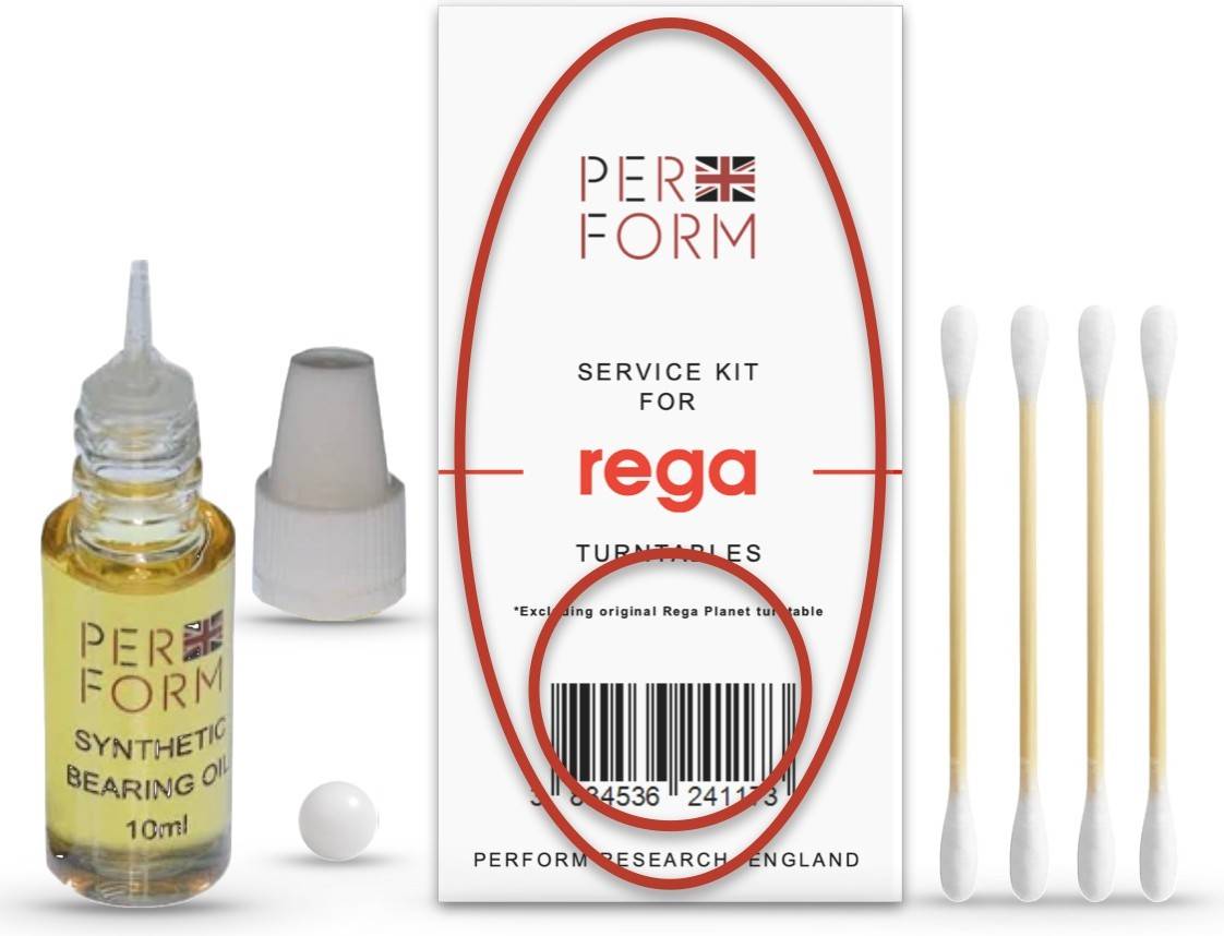 Perform Rega Turntable Silicone Red Drive Kit