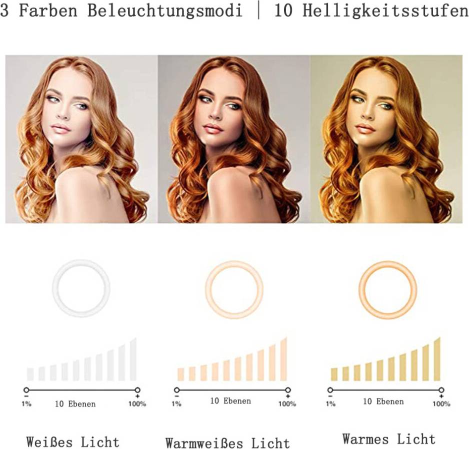 Dimmable Led Ring Light 32 Color Modes