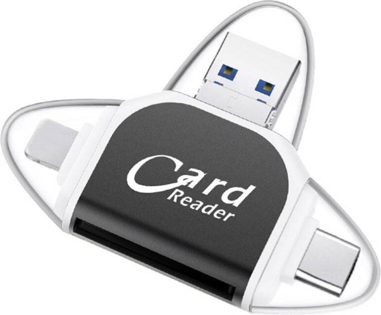 Multi-Port 4 In1 Universal Card Reader