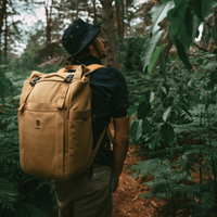 Langly Weekender Backpack With Camera Cube Sand