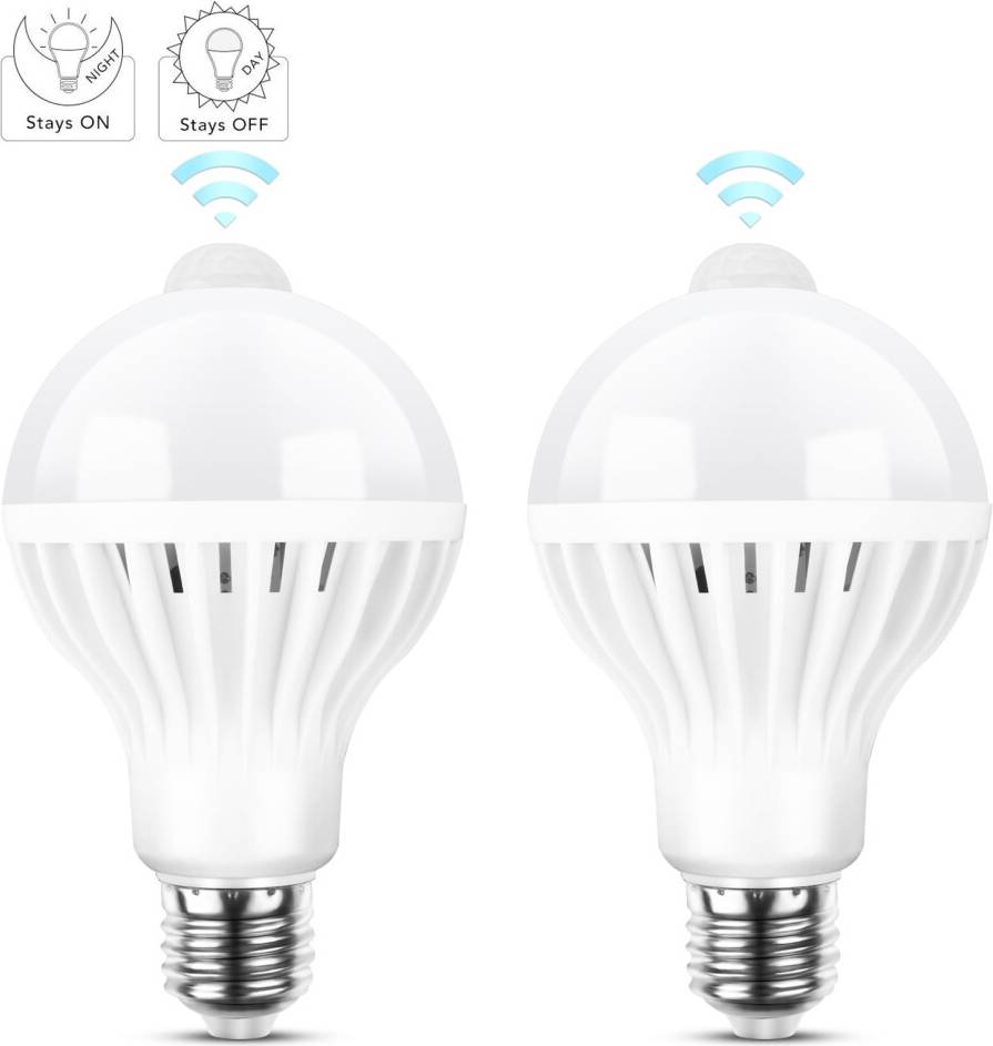 Motion sensor light bulb Bright LED Motion Sensor Light Bulb