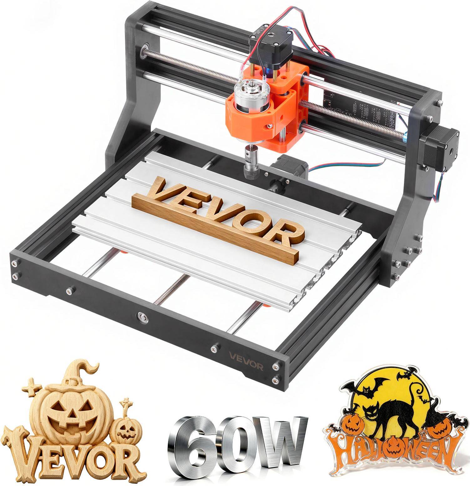 Cnc machine VEVOR 3018 CNC Router Machine 60W Spindle
