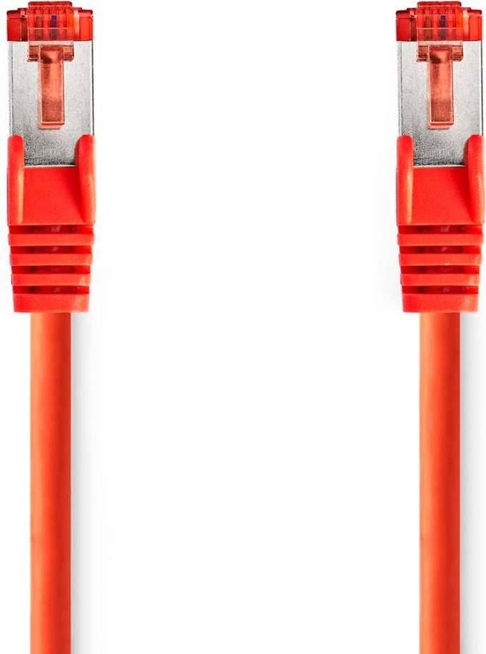 Nedis Cat6 Netværkskabel RJ45 Mand 15 m Runde LSZH Rød