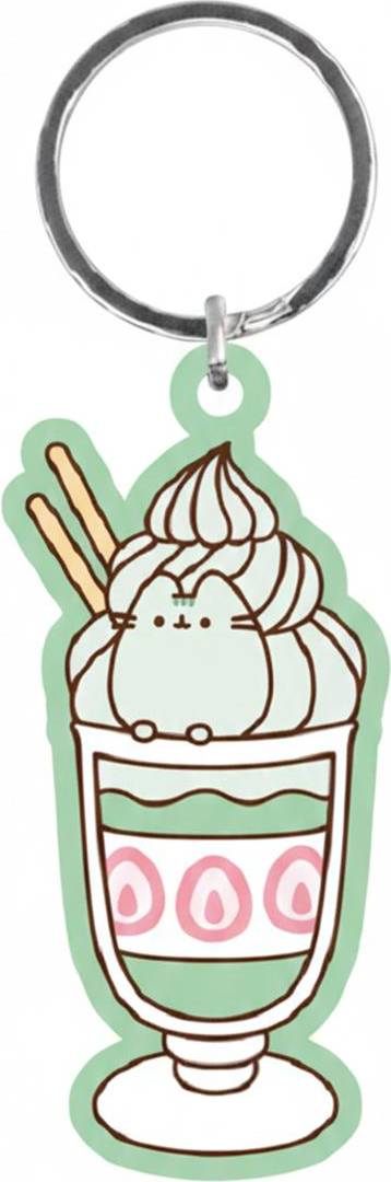Pusheen Matcha PVC Keyring