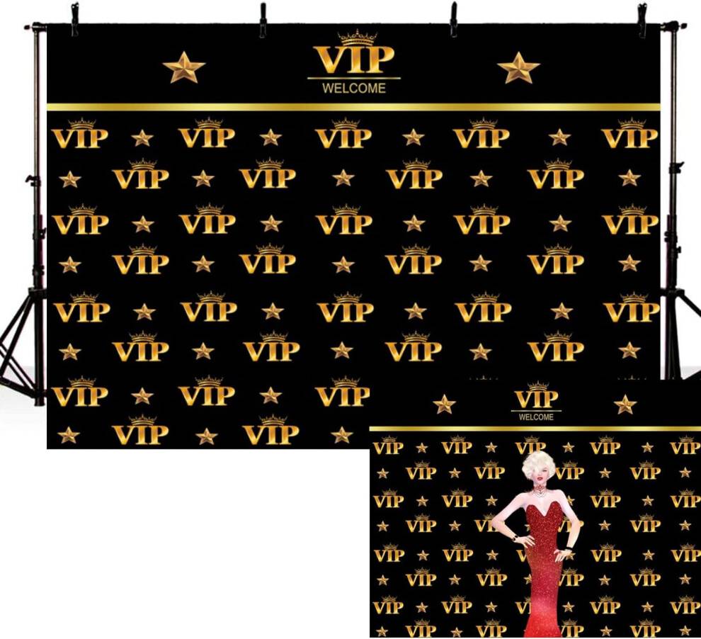 VIP Photography Backdrop Red Carpet Event