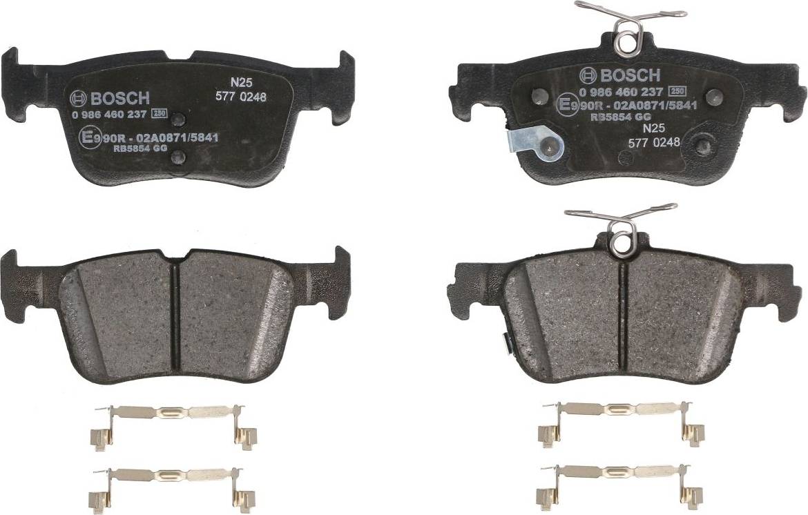 Bosch Brake Pad Set Integrated Wear Sensor
