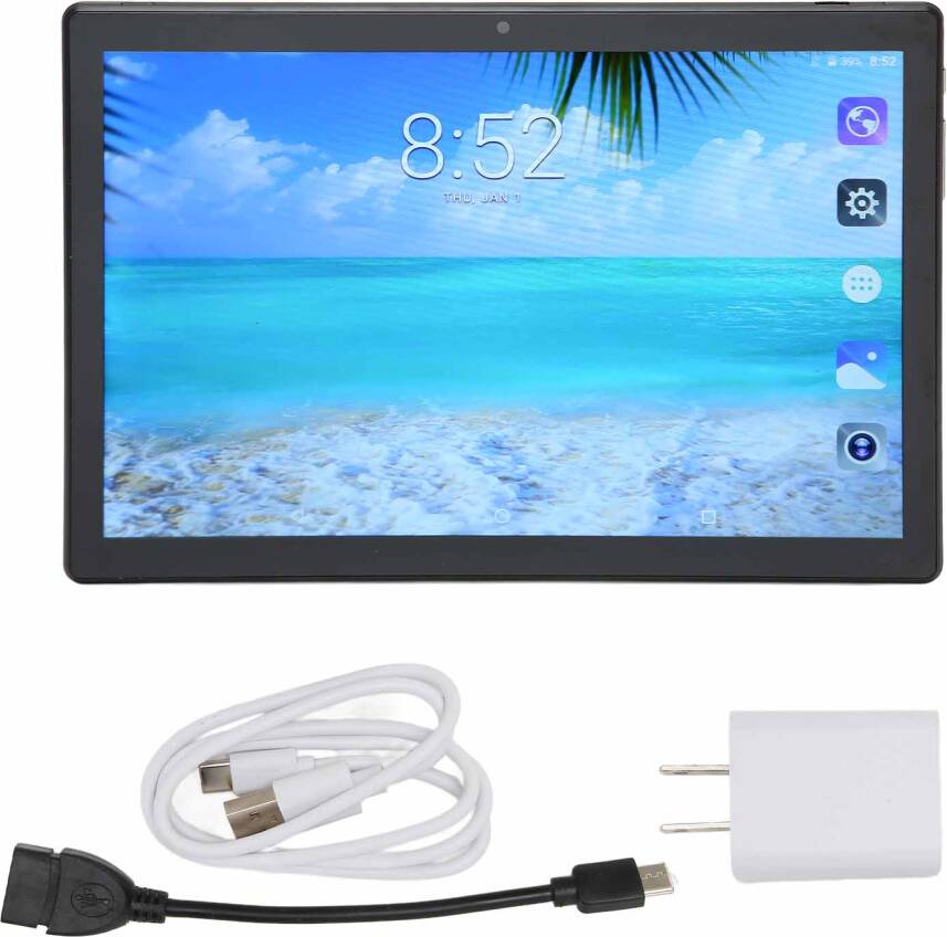 Android Tablet 10,1 Tommer Full HD Octa-Core - Sort
