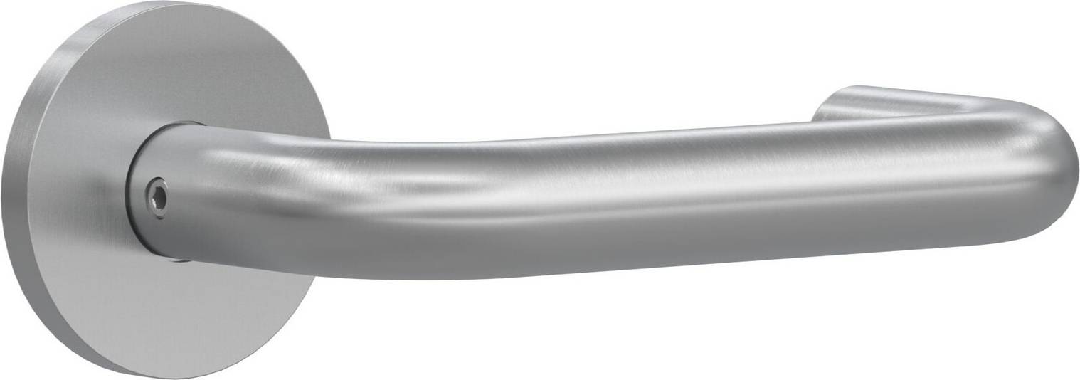 Assa Abloy Deurklinken U Tonic-Line Rond Rozet RVS Geborsteld