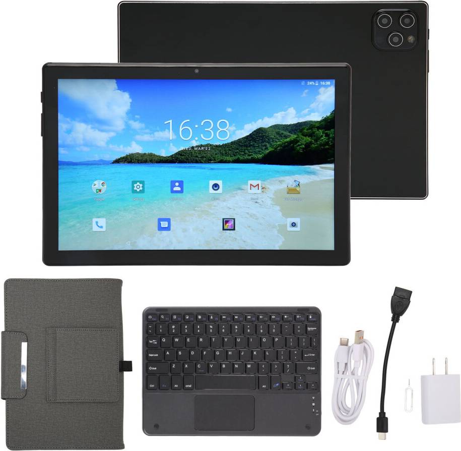 10-inch Android Tablet 8 GB RAM Octa-Core with Keyboard Bundle
