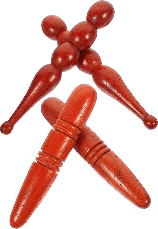 Dechoicelife 2Pcs Portable Foot Sticks Point Rods