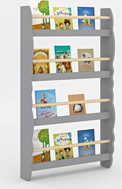 Kids Bookcase Wall Shelf Display Rack