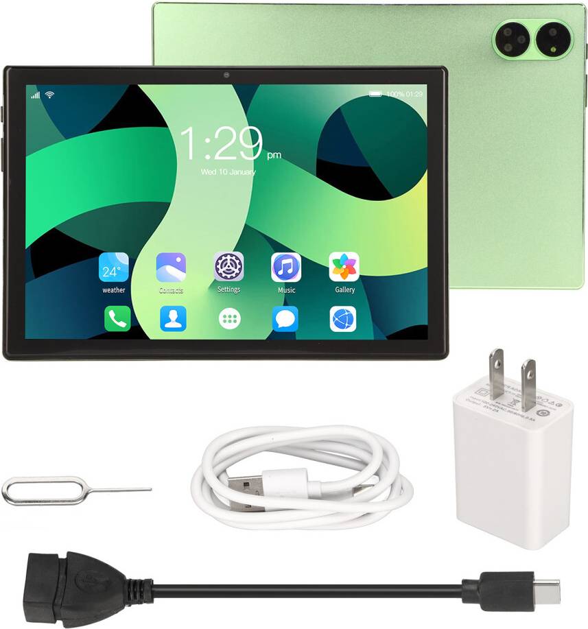 Android LCD Tablet with microSD Support - Green