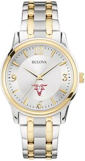 Bulova Silver Gold Worcester Polytechnic Watch