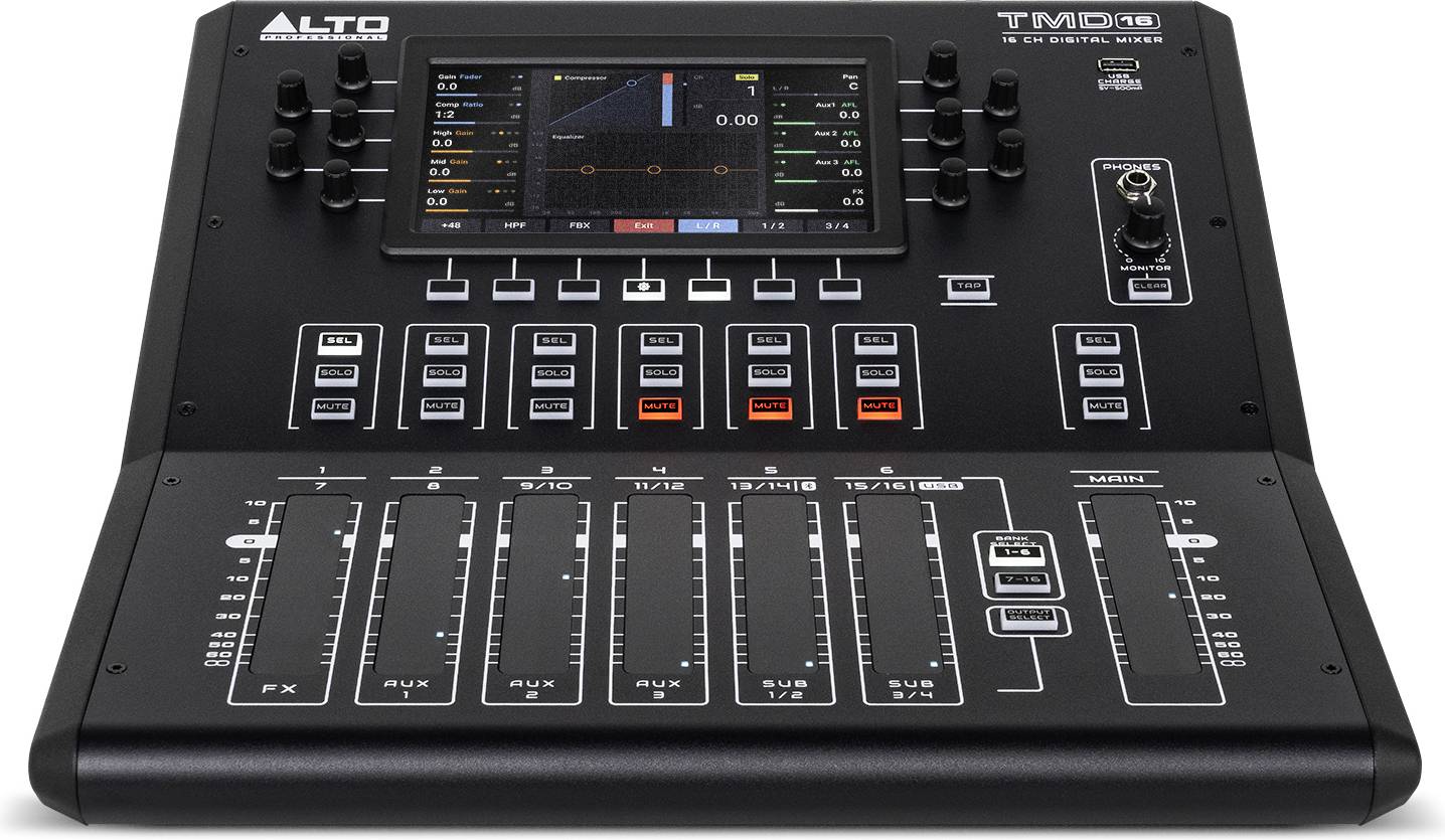 Alto TMD16 Digital Mixing Console TS415 Speaker System