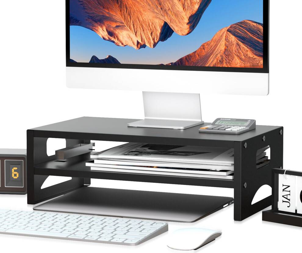 Pholiten Metal Monitor Stand Riser