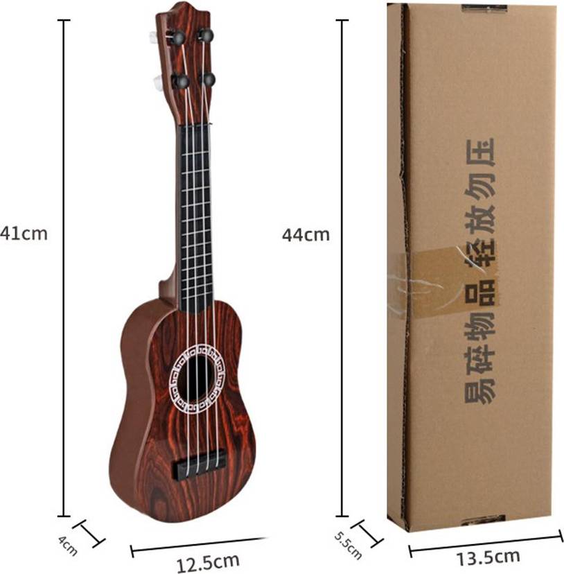 4 Strings 21 Inch ABS Ukulele Full Kit