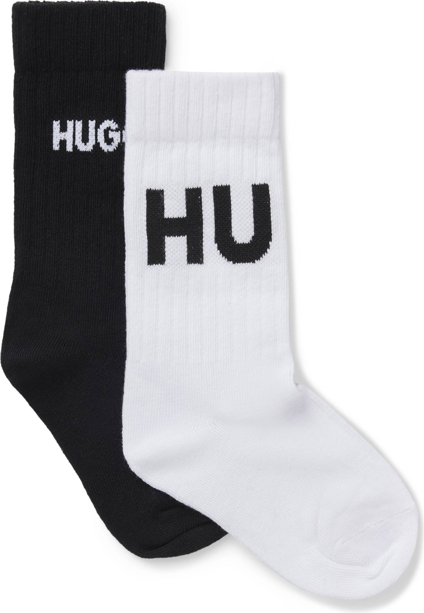 Two-Pack Kids Socks Logo Details