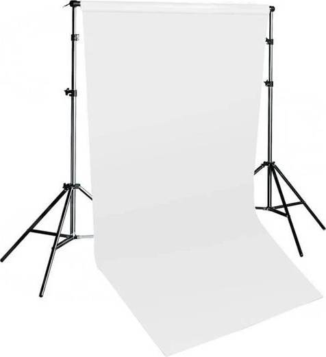 Pixapro Adjustable Stand White Paper Backdrop Kit