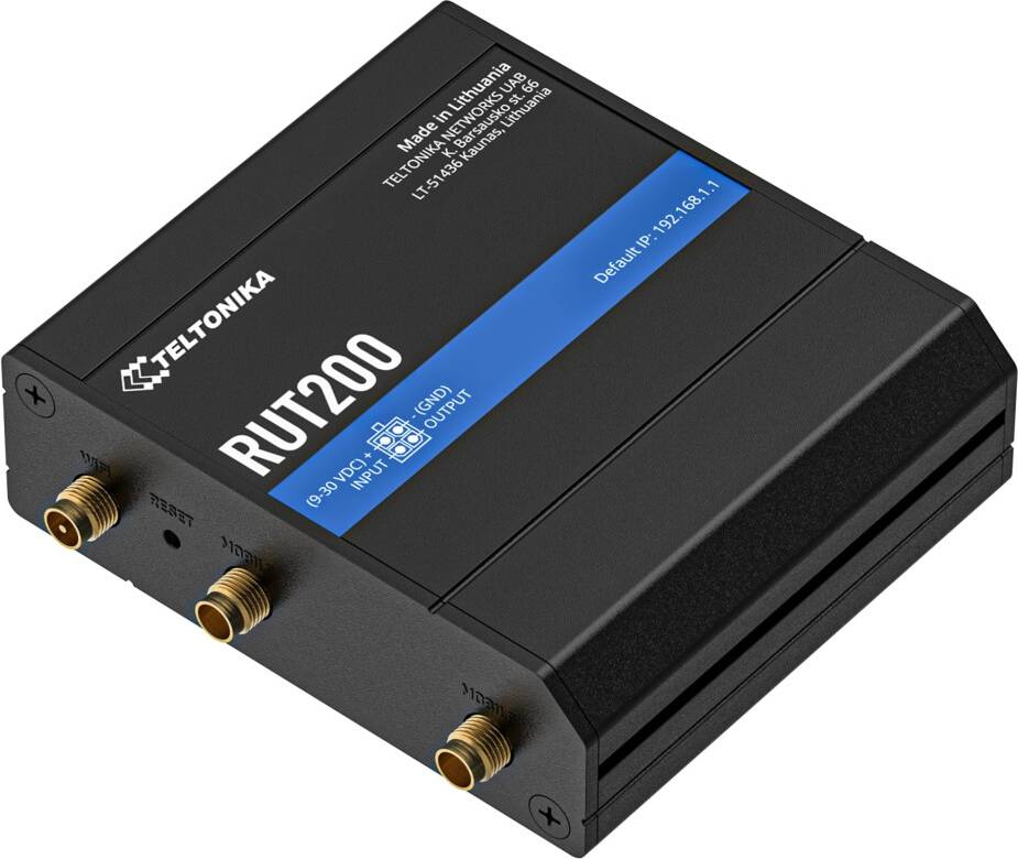 Teltonika RUT200 4G LTE Cat 4 Router